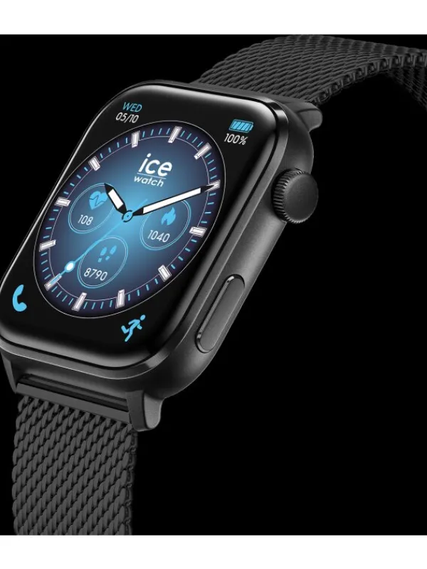 Ice Watch Herrenuhren | Damenuhren-ICE smart 3.0 - Black - Milanese - 1.78 AMOLED - GPS 024300
