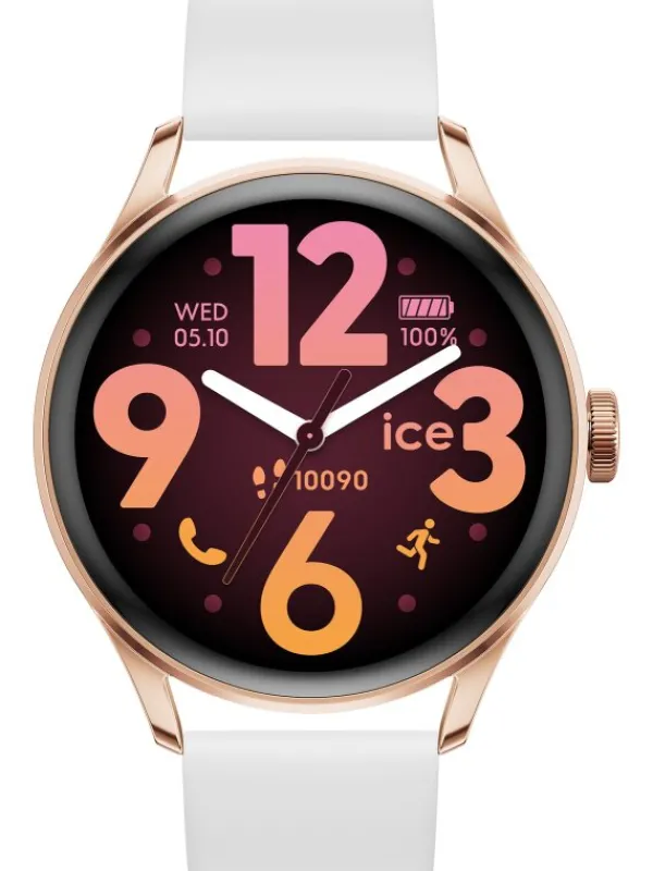 Ice Watch Smartwatches | Damenuhren-ICE smart 3.0 - Rose-gold - White - 1.2 AMOLED - GPS 025104