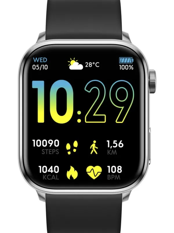 Ice Watch Herrenuhren | Damenuhren-ICE smart 2.0 - Silver - Black - 1.96 AMOLED 022536