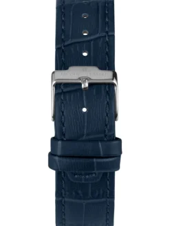 Jacques Lemans Herrenuhren-Derby Blau Leder 1-1859C