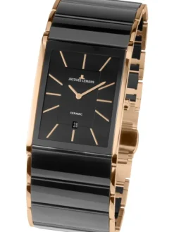 Jacques Lemans Herrenuhren | Damenuhren-Dublin Cerarmic 28mm bicolor 1-1939B