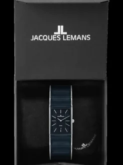 Jacques Lemans Herrenuhren | Damenuhren-Dublin Cerarmic 28mm blau 1-1939F