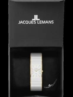 Jacques Lemans Damenuhren-Dublin Ceramic 24mm w. bicolor 1-1940E
