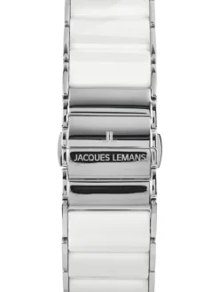 Jacques Lemans Damenuhren-Dublin Ceramic Perlmutt weiß 24mm 1-1940G