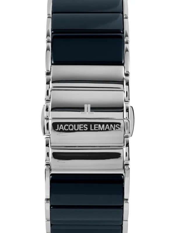 Jacques Lemans Herrenuhren | Damenuhren-Dublin Cerarmic 28mm blau 1-1939F