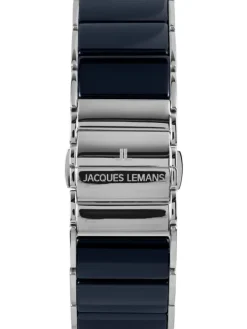 Jacques Lemans Damenuhren-Dublin Ceramic Perlmutt blau 24mm 1-1940H