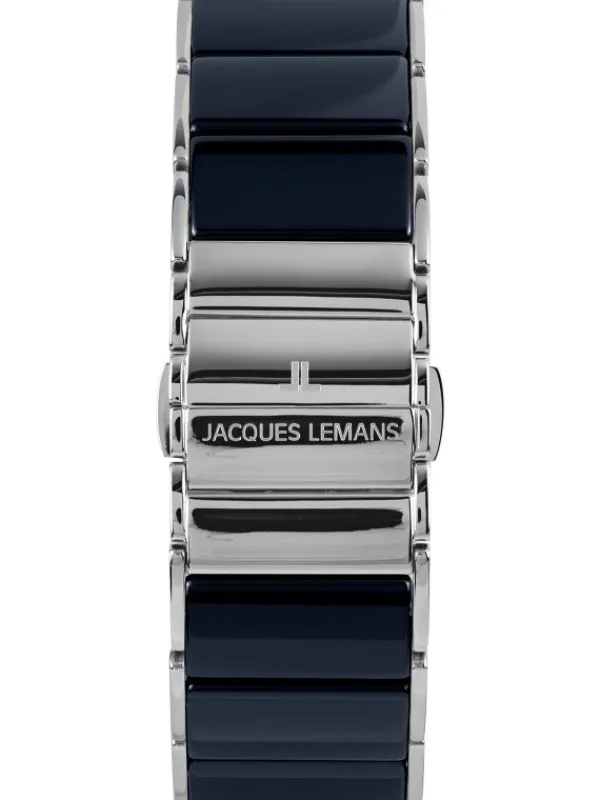 Jacques Lemans Damenuhren-Dublin Ceramic Perlmutt blau 24mm 1-1940H
