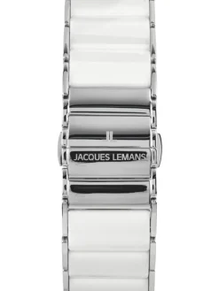 Jacques Lemans Damenuhren-Dublin Ceramic 24mm weiß 1-1940B