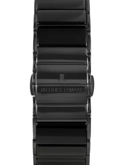 Jacques Lemans Herrenuhren | Damenuhren-Dublin Cerarmic 28mm schw. 1-1939C