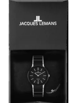Jacques Lemans Herrenuhren-Dublin Keramik 40mm 1-1855A