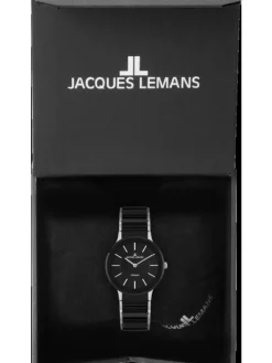 Jacques Lemans Damenuhren-Dublin Keramik 32mm 1-1856A