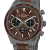 Jacques Lemans Herrenuhren-Eco Power Chrono Holz 1-2115K