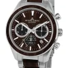 Jacques Lemans Herrenuhren-Eco Power Chrono Holz braun 1-2115I