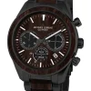 Jacques Lemans Herrenuhren-Eco Power Chrono Holz schw. 1-2115M