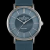Jacques Lemans Damenuhren-Eco Power Solar Perlmutt Blau 1-2112B