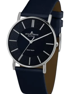 Jacques Lemans Herrenuhren | Damenuhren-Eco Power Solar Blau 1-2113C