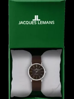 Jacques Lemans Damenuhren-Eco Power Solar Wood 1-2106A