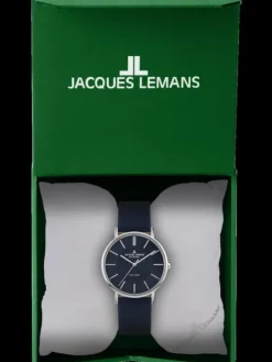 Jacques Lemans Herrenuhren | Damenuhren-Eco Power Solar Blau 1-2113C