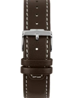 Jacques Lemans Herrenuhren-Eco Power Chrono Holz Apfelleder 1-2115C