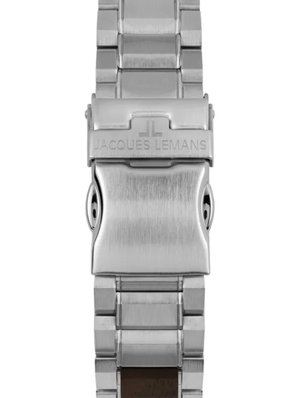Jacques Lemans Herrenuhren-Eco Power Chrono Holz braun 1-2115I