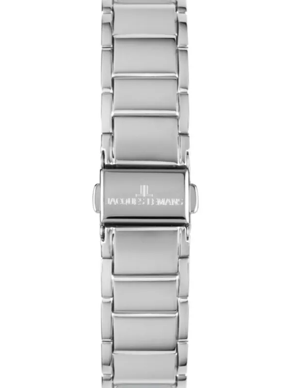 Jacques Lemans Damenuhren-Eco Power Perlmutt Weiß 1-2108B
