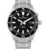 Jacques Lemans Herrenuhren-Hybromatic schwarz Strahlband 1-2131D