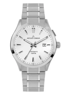 Jacques Lemans Herrenuhren-Hybromatic Silber 1-2130F