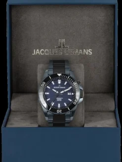 Jacques Lemans Herrenuhren-Hybromatic Ceramic Blau 1-2222B