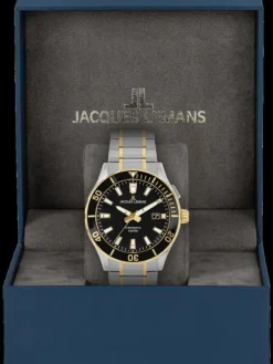 Jacques Lemans Herrenuhren-Hybromatic bicolor Strahlband 1-2131F