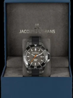 Jacques Lemans Herrenuhren-Hybromatic Ceramic Grau 1-2222A