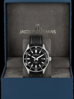 Jacques Lemans Herrenuhren-Hybromatic schwarz 1-2131A