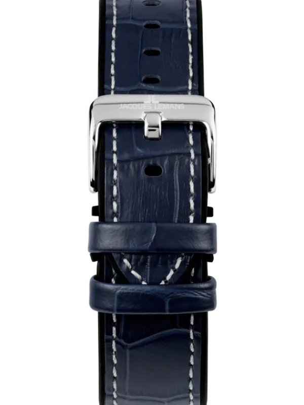 Jacques Lemans Herrenuhren-Hybromatic Blau/Rot 1-2131B