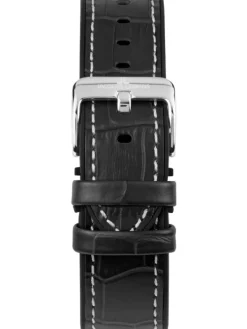 Jacques Lemans Herrenuhren-Hybromatic Schwarz Leder 1-2130D