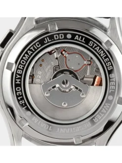 Jacques Lemans Herrenuhren-Hybromatic Schwarz Leder 1-2130D