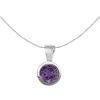 Jacques Lemans Halsketten + Collier-Kette Amethyst silber SE-C101D