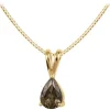 Jacques Lemans Halsketten + Collier-Kette mit Rauchquarz SE-C111J