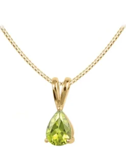 Jacques Lemans Halsketten + Collier-Kette Peridot SE-C111H