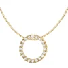 Jacques Lemans Halsketten + Collier-Kette Topas Ring goldf. SE-C121E