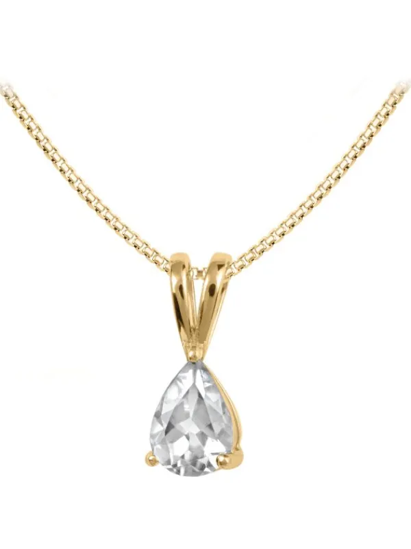 Jacques Lemans Halsketten + Collier-Kette Topas Weiß SE-C111F