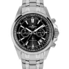 Jacques Lemans Herrenuhren-Liverpool Chrono schwarz 1-2117I