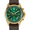 Jacques Lemans Herrenuhren-Liverpool Chrono grün Leder 1-2117H