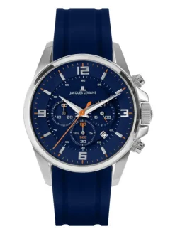 Jacques Lemans Herrenuhren-Liverpool Chrono Blau 1-2118C