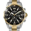Jacques Lemans Herrenuhren-Liverpool Chrono bicolor 44mm 1-2091I