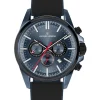 Jacques Lemans Herrenuhren-Liverpool Chrono blau Leder 1-2119C