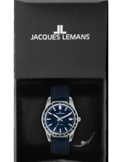 Jacques Lemans Herrenuhren-Liverpool 44mm Blau 1-2022D