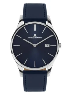 Jacques Lemans Herrenuhren | Damenuhren-London 38mm Blau 1-2122C