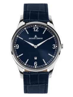 Jacques Lemans Herrenuhren-London 40mm Blau 1-2128C