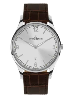 Jacques Lemans Herrenuhren-London 40mm silberf. 1-2128B
