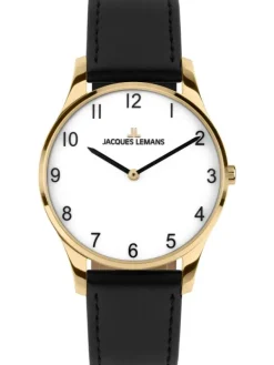 Jacques Lemans Damenuhren-London 30mm goldf. 1-2123H