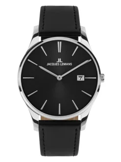 Jacques Lemans Herrenuhren | Damenuhren-London 38mm Schwarz 1-2122A
